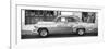 Cuba Fuerte Collection Panoramic BW - Havana Club and Classic Car-Philippe Hugonnard-Framed Photographic Print