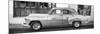 Cuba Fuerte Collection Panoramic BW - Havana Club and Classic Car-Philippe Hugonnard-Mounted Photographic Print