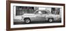 Cuba Fuerte Collection Panoramic BW - Havana Club and Classic Car-Philippe Hugonnard-Framed Photographic Print