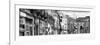 Cuba Fuerte Collection Panoramic BW - Havana Facades II-Philippe Hugonnard-Framed Photographic Print