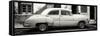 Cuba Fuerte Collection Panoramic BW - Havana's Vintage Car-Philippe Hugonnard-Framed Stretched Canvas