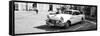 Cuba Fuerte Collection Panoramic BW - Main square of Santa Clara II-Philippe Hugonnard-Framed Stretched Canvas