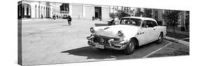 Cuba Fuerte Collection Panoramic BW - Main square of Santa Clara II-Philippe Hugonnard-Stretched Canvas