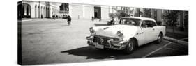 Cuba Fuerte Collection Panoramic BW - Main square of Santa Clara-Philippe Hugonnard-Stretched Canvas