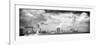 Cuba Fuerte Collection Panoramic BW - Malecon Wall of Havana II-Philippe Hugonnard-Framed Photographic Print