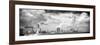 Cuba Fuerte Collection Panoramic BW - Malecon Wall of Havana II-Philippe Hugonnard-Framed Photographic Print