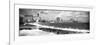 Cuba Fuerte Collection Panoramic BW - Malecon Wall of Havana-Philippe Hugonnard-Framed Photographic Print