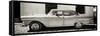 Cuba Fuerte Collection Panoramic BW - Old American Classic Car III-Philippe Hugonnard-Framed Stretched Canvas