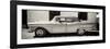 Cuba Fuerte Collection Panoramic BW - Old American Classic Car III-Philippe Hugonnard-Framed Photographic Print