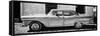 Cuba Fuerte Collection Panoramic BW - Old American Classic Car IV-Philippe Hugonnard-Framed Stretched Canvas