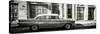 Cuba Fuerte Collection Panoramic BW - Old Car in Havana-Philippe Hugonnard-Stretched Canvas