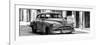 Cuba Fuerte Collection Panoramic BW - Old Chevrolet II-Philippe Hugonnard-Framed Photographic Print