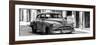 Cuba Fuerte Collection Panoramic BW - Old Chevrolet II-Philippe Hugonnard-Framed Photographic Print