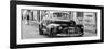 Cuba Fuerte Collection Panoramic BW - Old Chevrolet in Havana II-Philippe Hugonnard-Framed Photographic Print