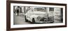Cuba Fuerte Collection Panoramic BW - Old Chevrolet in Havana-Philippe Hugonnard-Framed Photographic Print