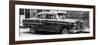 Cuba Fuerte Collection Panoramic BW - Old Chevy II-Philippe Hugonnard-Framed Photographic Print