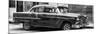 Cuba Fuerte Collection Panoramic BW - Old Chevy II-Philippe Hugonnard-Mounted Photographic Print