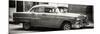 Cuba Fuerte Collection Panoramic BW - Old Chevy-Philippe Hugonnard-Mounted Photographic Print