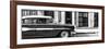 Cuba Fuerte Collection Panoramic BW - Old Classic American Car II-Philippe Hugonnard-Framed Photographic Print