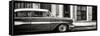 Cuba Fuerte Collection Panoramic BW - Old Classic American Car-Philippe Hugonnard-Framed Stretched Canvas