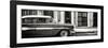 Cuba Fuerte Collection Panoramic BW - Old Classic American Car-Philippe Hugonnard-Framed Photographic Print