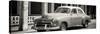 Cuba Fuerte Collection Panoramic BW - Old Classic Car-Philippe Hugonnard-Stretched Canvas