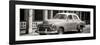 Cuba Fuerte Collection Panoramic BW - Old Classic Car-Philippe Hugonnard-Framed Photographic Print