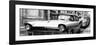 Cuba Fuerte Collection Panoramic BW - Old Ford Car II-Philippe Hugonnard-Framed Photographic Print