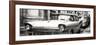Cuba Fuerte Collection Panoramic BW - Old Ford Car-Philippe Hugonnard-Framed Photographic Print