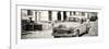 Cuba Fuerte Collection Panoramic BW - Old Taxi in Trinidad-Philippe Hugonnard-Framed Photographic Print