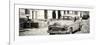 Cuba Fuerte Collection Panoramic BW - Old Taxi in Trinidad-Philippe Hugonnard-Framed Photographic Print