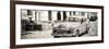 Cuba Fuerte Collection Panoramic BW - Old Taxi in Trinidad-Philippe Hugonnard-Framed Photographic Print