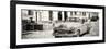 Cuba Fuerte Collection Panoramic BW - Old Taxi in Trinidad-Philippe Hugonnard-Framed Photographic Print