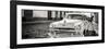 Cuba Fuerte Collection Panoramic BW - Plymouth Classic Car-Philippe Hugonnard-Framed Photographic Print