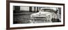 Cuba Fuerte Collection Panoramic BW - Plymouth Classic Car-Philippe Hugonnard-Framed Photographic Print