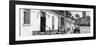 Cuba Fuerte Collection Panoramic BW - Quiet Street in Trinidad II-Philippe Hugonnard-Framed Photographic Print