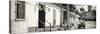Cuba Fuerte Collection Panoramic BW - Quiet Street in Trinidad-Philippe Hugonnard-Stretched Canvas