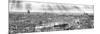 Cuba Fuerte Collection Panoramic BW - Rays of light on Havana II-Philippe Hugonnard-Mounted Photographic Print