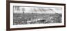 Cuba Fuerte Collection Panoramic BW - Rays of light on Havana II-Philippe Hugonnard-Framed Photographic Print