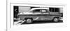 Cuba Fuerte Collection Panoramic BW - Retro Car II-Philippe Hugonnard-Framed Photographic Print