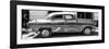 Cuba Fuerte Collection Panoramic BW - Retro Car II-Philippe Hugonnard-Framed Photographic Print