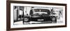 Cuba Fuerte Collection Panoramic BW - Retro Chevy-Philippe Hugonnard-Framed Photographic Print