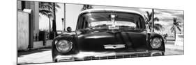 Cuba Fuerte Collection Panoramic BW - Retro Chevy-Philippe Hugonnard-Mounted Photographic Print