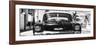 Cuba Fuerte Collection Panoramic BW - Retro Chevy-Philippe Hugonnard-Framed Photographic Print