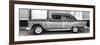 Cuba Fuerte Collection Panoramic BW - Retro Classic Car II-Philippe Hugonnard-Framed Photographic Print