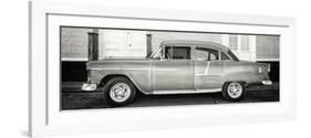 Cuba Fuerte Collection Panoramic BW - Retro Classic Car-Philippe Hugonnard-Framed Photographic Print