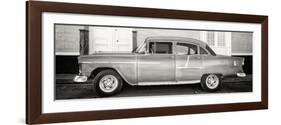 Cuba Fuerte Collection Panoramic BW - Retro Classic Car-Philippe Hugonnard-Framed Photographic Print