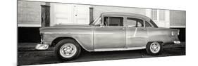 Cuba Fuerte Collection Panoramic BW - Retro Classic Car-Philippe Hugonnard-Mounted Photographic Print