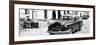 Cuba Fuerte Collection Panoramic BW - Retro Taxi in Trinidad-Philippe Hugonnard-Framed Photographic Print