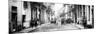 Cuba Fuerte Collection Panoramic BW - Street Scene in Havana III-Philippe Hugonnard-Mounted Photographic Print